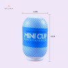 Mini Cup Sex Toy Pocket Pussy Silicon Vagina Masturbation Artificial Vagina Blue 